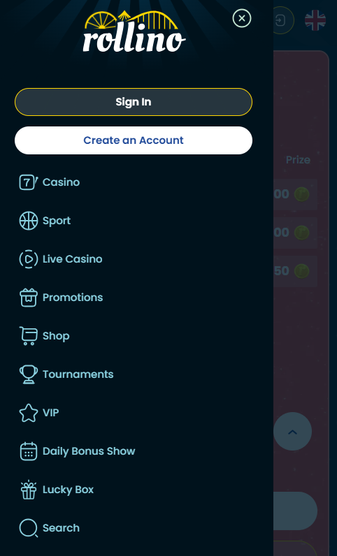 Rollino Casino mobile